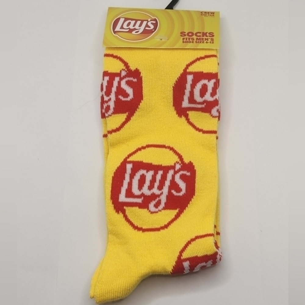 Football Season Inspired Socks Hot Dogs Chips, and Football Mens 6-12 - Picture 7 of 8